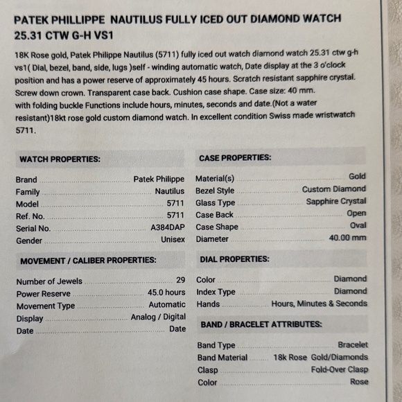 Rose Gold Patek 40mm - Picture 3 of 16